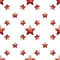 Universal vector badge Soviet Union stars seamless