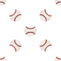 Universal vector baseball seamless patterns tiling