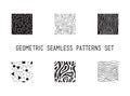 Universal vector lineal geometric seamless pattern Royalty Free Stock Photo