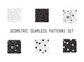 Universal vector lineal geometric seamless pattern