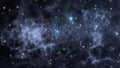 Universe background with stars and interstellar gases