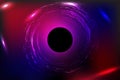 The universe and blackhole Royalty Free Stock Photo