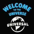 Universe design by combining ti shirt print