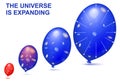 The universe is expanding Royalty Free Stock Photo