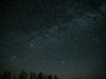 Universe and milky way stars Andromeda galaxy Doble cluster on night sky Royalty Free Stock Photo