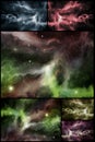 Universe Starscape Collage