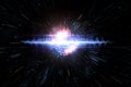 Universe Starscape Explosion 3D Illustration