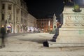 Universitate square in the night Royalty Free Stock Photo