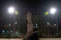 Universitate square statue Royalty Free Stock Photo
