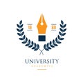 university academics design. Vector illustration decorative design