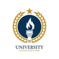 University, Academy, School and Course logo design template