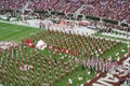 University of Alabama Million Dollar Band and Football Team enterance