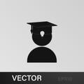 university avatar. Education icon. Education, academic degree. Signs, outline symbols collection, simple icon for websites, web