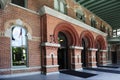 University Back Porch Royalty Free Stock Photo