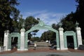 University of Berkeley, Sather Entrance Gate, USA Royalty Free Stock Photo