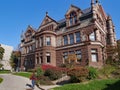 University campus with fall colors,