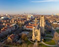 University of Chicago Campus - Aerial View at Golden Hour