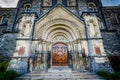 The University College Building at sunset, at the University of Royalty Free Stock Photo