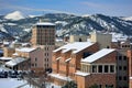 The University of Colorado Boulder Campus on a Snowy Winter Day Royalty Free Stock Photo