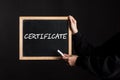 university degree certificate, diplom or diploma