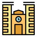 University department icon vector flat