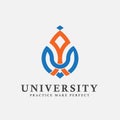 university emblem logo premium vector