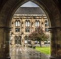 University of Glasgow inner courtyard Royalty Free Stock Photo