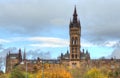University of Glasgow Main Building - Scotland Royalty Free Stock Photo