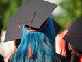 University graduates at Graduation ceremony