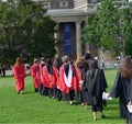 University graduation procession