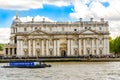 The University of Greenwich and Old Royal Naval Collage from River Thames, London Royalty Free Stock Photo