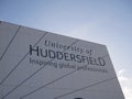 The university of Huddersfield inspiring global professionals writen on the Barbra hepworth building