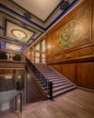 University of Illinois Main Library Staircase Royalty Free Stock Photo