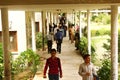 University of Karachi - Students in Arts Lobby