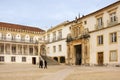 University Main Yard and entrance . Coimbra . Portugal Royalty Free Stock Photo