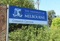 The University of Melbourne's Creswick Campus, formerly the School of Forestry, became part of the University in 1980 Royalty Free Stock Photo