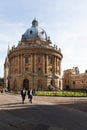 University of Oxford Radcliffe Camera 18/07/2019 with students in gowns Royalty Free Stock Photo
