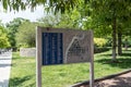 University of Pennsylvania Entrance Sign and Map