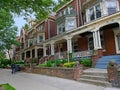 University of Pennsylvania, has many large old houses with large porches used as fraternity and sorority houses