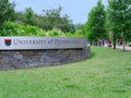 University of Pennsylvania`s campus Royalty Free Stock Photo