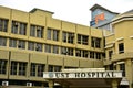 University of Santo Tomas hospital facade in Manila, Philippines