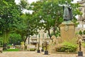 University of Santo Tomas Miguel de Benavides statue in Manila, Philippines