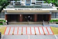 University of Santo Tomas Roque Ruano building facade in Manila, Philippines