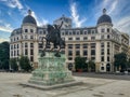 University Square, Bucharest City Center, Romania Royalty Free Stock Photo