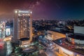 University Square, City Center of Bucharest, Romania, December 2021 Royalty Free Stock Photo