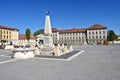 University square In the historic fortress of Alba Iulia, Tran