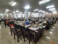 University students studying at self study room