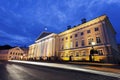 University of Tartu at night Royalty Free Stock Photo