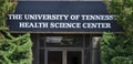 The University of Tennessee Health Science Center Sign, Memphis, Tennessee Royalty Free Stock Photo