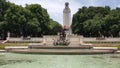 University of Texas Tower with Fountain Royalty Free Stock Photo